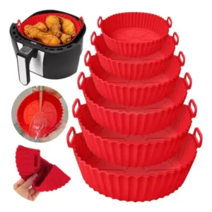 Potes de Silicone Airfryer Fornecedor de Atacado para Lojista Revenda Caixa