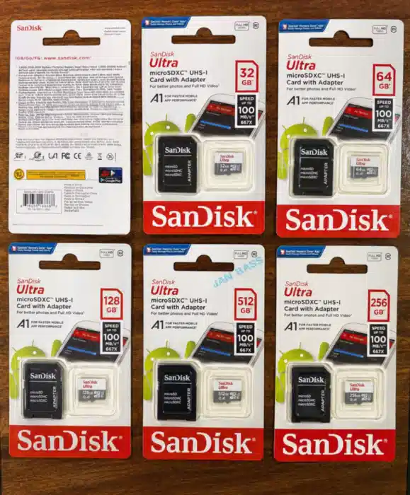 Cartões de Memória SanDisk Fornecedor de Atacado para Lojista Revenda Caixa
