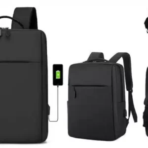 Mochila USB Preta Fornecedor de Atacado para Lojista Revenda Caixa
