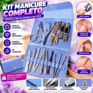 Kit de Ferramenta Manicure Fornecedor de Atacado para Lojista Revenda Caixa
