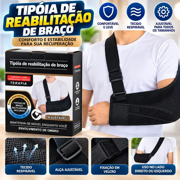 Tipoia Braço Ombro Ortopédico Fornecedor de Atacado para Lojista Revenda Caixa