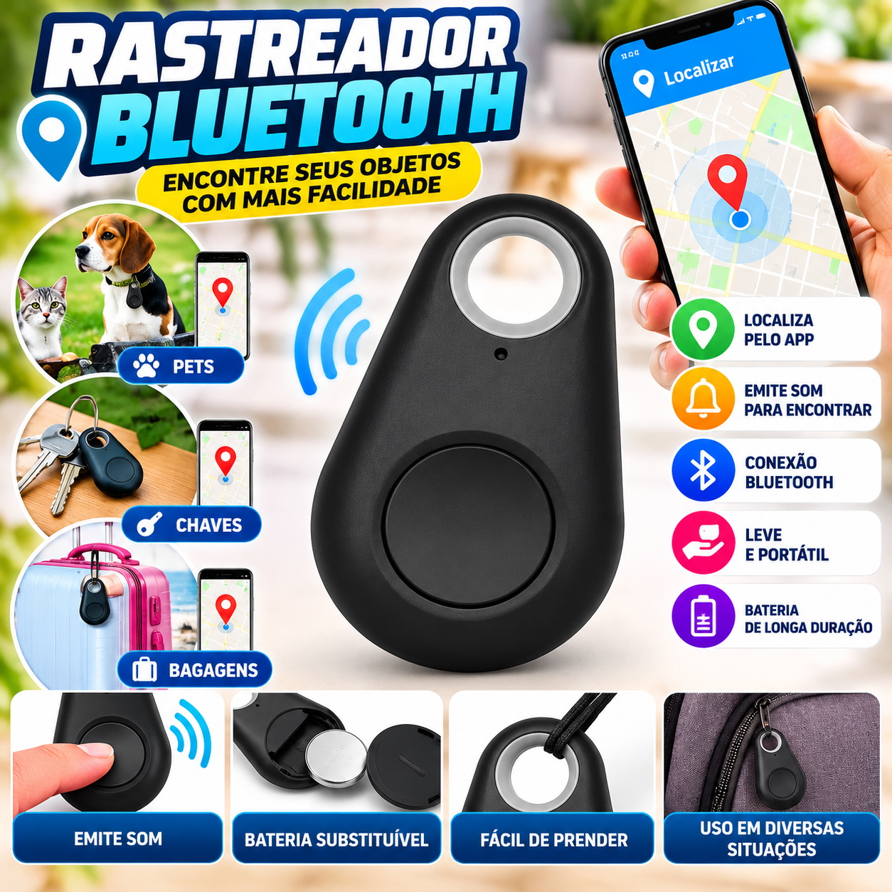 AirTag Android Fornecedor de Atacado para Lojista Revenda Caixa