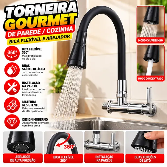 Torneira Gourmet Fornecedor de Atacado para Lojista Revenda Caixa
