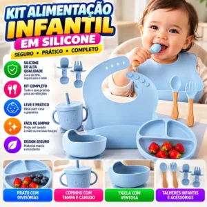 Kit de Alimentação Infantil  8 PCs Fornecedor de Atacado para Lojista Revenda Caixa