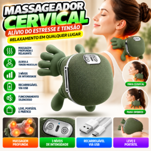 Massageador de Pescoço Mãozinha Fornecedor de Atacado para Lojista Revenda Caixa