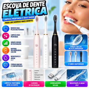 Escova de Dentes Elétrica Fornecedor de Atacado para Lojista Revenda Caixa