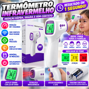 Termômetro Infravermelho Fornecedor de Atacado para Lojista Revenda Caixa