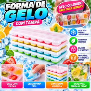 Forma de Gelo Fornecedor de Atacado para Lojista Revenda Caixa
