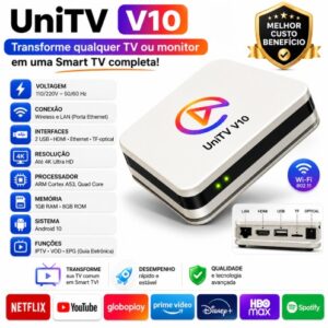UniTv Fornecedor de Atacado para Lojista Revenda Caixa