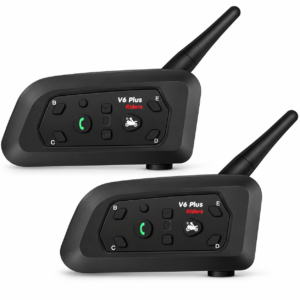 Kit 2 Intercomunicadores Bluetooth V6 Plus para Capacete de Moto – Comunicação Entre Motociclistas Fornecedor de Atacado para Lojista Revenda Caixa
