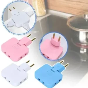 Adaptador De Tomada Articulado Flexível Com 3 Saídas 10A Fornecedor de Atacado para Lojista Revenda Caixa Fechada