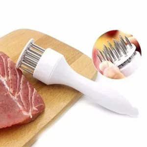 Amaciador Batedor de Carne Bife Com Furador Manual Aço Inox Fornecedor de Atacado para Lojista Revenda Caixa Fechada
