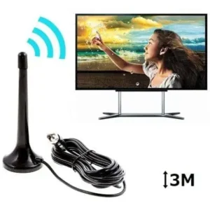 Antena Digital Tv Interna Amplificada Hdtv 4k Hd – Cabo 3m Fornecedor de Atacado para Lojista Revenda Caixa Fechada
