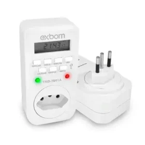 Aparelho Timer Temporizador Digital Bivolt Automático Com Visor LCD Fornecedor de Atacado para Lojista Revenda Caixa Fechada