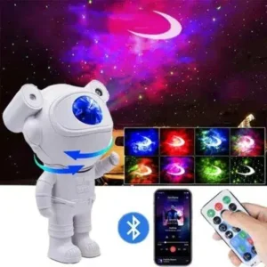 Astronauta Luminária Projetor com Som Bluetooth e Controle Fornecedor de Atacado para Lojista Revenda Caixa Fechada