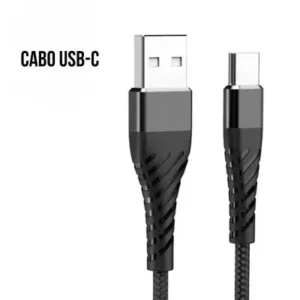 Cabo Carregador USB Tipo C 4.8A 1 Metro Fornecedor de Atacado para Lojista Revenda Caixa Fechada