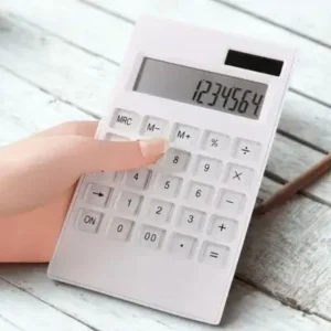 Calculadora De Mesa Branca Ultra Fina Com 12 Dígitos Fornecedor de Atacado para Lojista Revenda Caixa Fechada