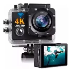 Câmera de Esportes e Ação 4k Full Hd a Prova D’Água Wifi Tipo Go Pro Fornecedor de Atacado para Lojista Revenda Caixa Fechada