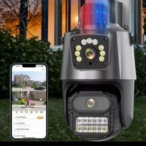Camera Segurança Externa Lente Dupla 4K Fornecedor de Atacado para Lojista Revenda Caixa Fechada