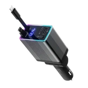 Carregador de Celular Carro Retrátil 4 em 1 Fornecedor de Atacado para Lojista Revenda Caixa Fechada