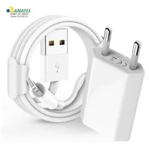 Carregador Iphone 5 6 7 8 X Xr Xs – 12W + Cabo USB Fornecedor de Atacado para Lojista Revenda Caixa Fechada