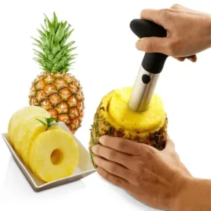 Descascador Fatiador de Abacaxi em Aço Inox Espiral Fornecedor de Atacado para Lojista Revenda Caixa Fechada