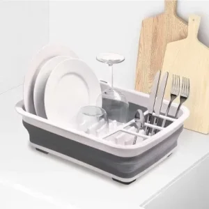 Escorredor De Pratos Louça Retrátil Silicone Fornecedor de Atacado para Lojista Revenda Caixa Fechada