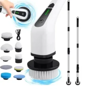 Escova De Limpeza Elétrica 360º MOP Multiuso 9 em 1 Recarregavel Fornecedor de Atacado para Lojista Revenda Caixa Fechada