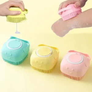Esponja de Silicone P/ Banho Massageador Dispenser Shampoo Fornecedor de Atacado para Lojista Revenda Caixa Fechada