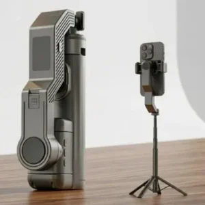 Estabilizador Gimbal para Celular 3 Eixos com Bluetooth e Luz Integrada Fornecedor de Atacado para Lojista Revenda Caixa Fechada