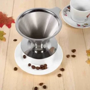 Filtro Coador de Café Inox com Base Sem Uso de Papel Fornecedor de Atacado para Lojista Revenda Caixa Fechada