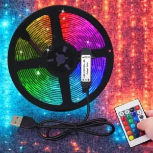Fita Led RGB Colorida Inteligente Controle Remoto – 7092 – 5 Metros Fornecedor de Atacado para Lojista Revenda Caixa Fechada
