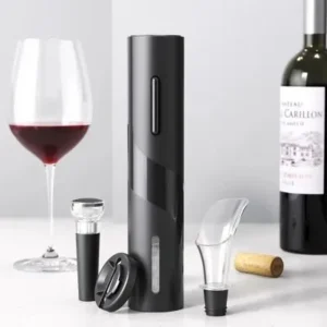 Kit Abridor de Vinhos Saca Rolhas Elétrico Automático Fornecedor de Atacado para Lojista Revenda Caixa Fechada