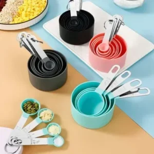 Kit Medidor Culinário Colher Copo Em Aço Inox – 08 Peças Fornecedor de Atacado para Lojista Revenda Caixa Fechada