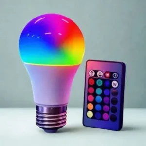 Lâmpada LED RGB com Controle Remoto – 16 Cores Fornecedor de Atacado para Lojista Revenda Caixa Fechada
