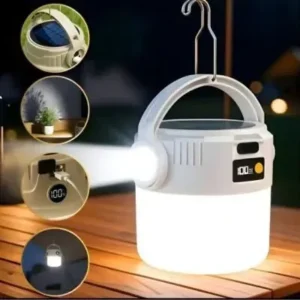Lâmpada Luz Solar de Acampamento Portátil Recarregável Fornecedor de Atacado para Lojista Revenda Caixa Fechada