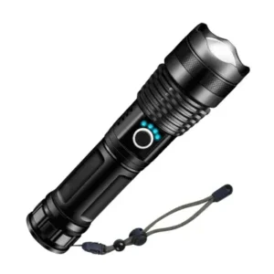 Lanterna Tática Luz Forte LED T9 P50 Fornecedor de Atacado para Lojista Revenda Caixa Fechada