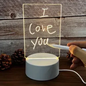 Luminária 3D LED Quadro De Mensagem Fornecedor de Atacado para Lojista Revenda Caixa Fechada