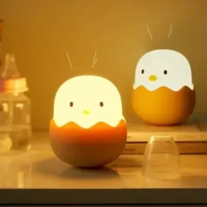 Luminaria Infantil Decorativa Casca De Ovo Silicone Fornecedor de Atacado para Lojista Revenda Caixa Fechada
