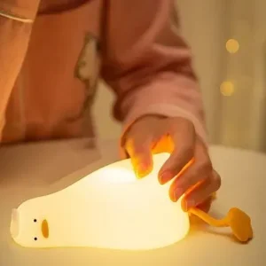 Luminaria Lampada Infantil Silicone Pato Recarregável Fornecedor de Atacado para Lojista Revenda Caixa Fechada