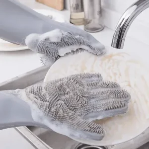 Luva de Silicone de Lavar Louças Fornecedor de Atacado para Lojista Revenda Caixa Fechada