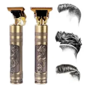 Máquina de Barbear e Cortar Cabelo Profissional Recarregável Sem Fio Dragão Fornecedor de Atacado para Lojista Revenda Caixa Fechada