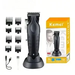 Máquina De Cabelo Profissional Original Sem Fio Recarregável Kemei 2296 Fornecedor de Atacado para Lojista Revenda Caixa Fechada