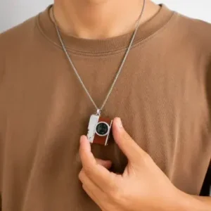 Mini Câmera Digital Retrô Portátil em Formato de Chaveiro Fornecedor de Atacado para Lojista Revenda Caixa Fechada