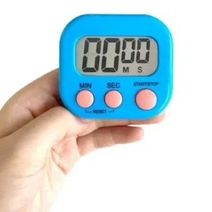 Mini Cronometro Timer Temporizador Relógio Despertador LCD Digital Cozinha Fornecedor de Atacado para Lojista Revenda Caixa Fechada
