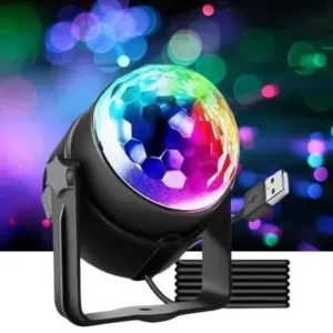 Mini Globo De Luz Giratório USB Projetor Para Festas Fornecedor de Atacado para Lojista Revenda Caixa Fechada