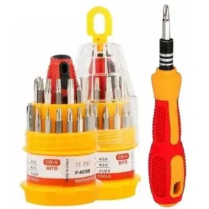 Mini Kit Ferramentas Chaves de Precisão Fenda Philips 30 Pontas Fornecedor de Atacado para Lojista Revenda Caixa Fechada