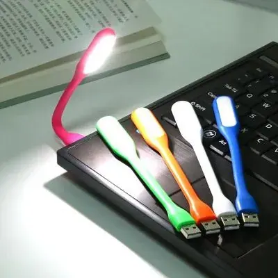Mini Lanterna Luminária Led Usb Portátil Notebook Leitura Fornecedor de Atacado para Lojista Revenda Caixa Fechada