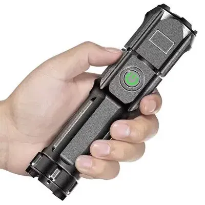Mini Lanterna Tática Retrátil Led Potente Recarregável Fornecedor de Atacado para Lojista Revenda Caixa Fechada