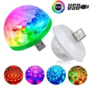 Mini Strobo Bola Maluca de Led Magic USB Para Celular Fornecedor de Atacado para Lojista Revenda Caixa Fechada